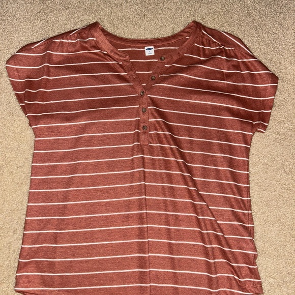Old Navy Tops - Striped Button-Front Women's Top